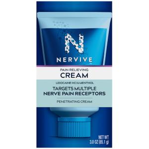 Nervive Topical Pain Relief Cream, Nerve Care, 3 Oz
