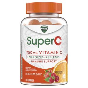 Vicks Vitamin C, 750 Mg, Gummies, Citrus Flavored