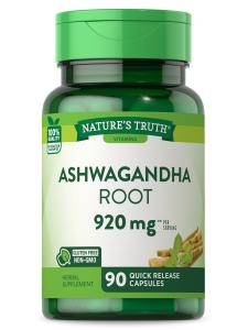 Nature's Truth Ashwagandha Root, 920 Mg, Quick Release Capsules