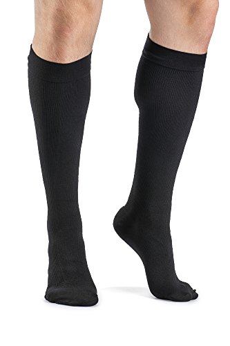 Sigvaris Dynaven Opaque Ribbed Men's Knee High 20-30 mmHg