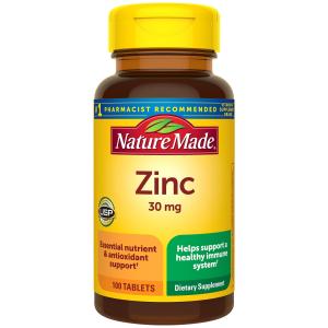 Nature Made Zinc 30 Mg Dietary Supplement Tablets