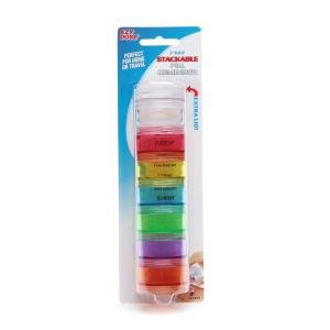 Ezy Dose Pill Reminder, 7-Day, Stackable
