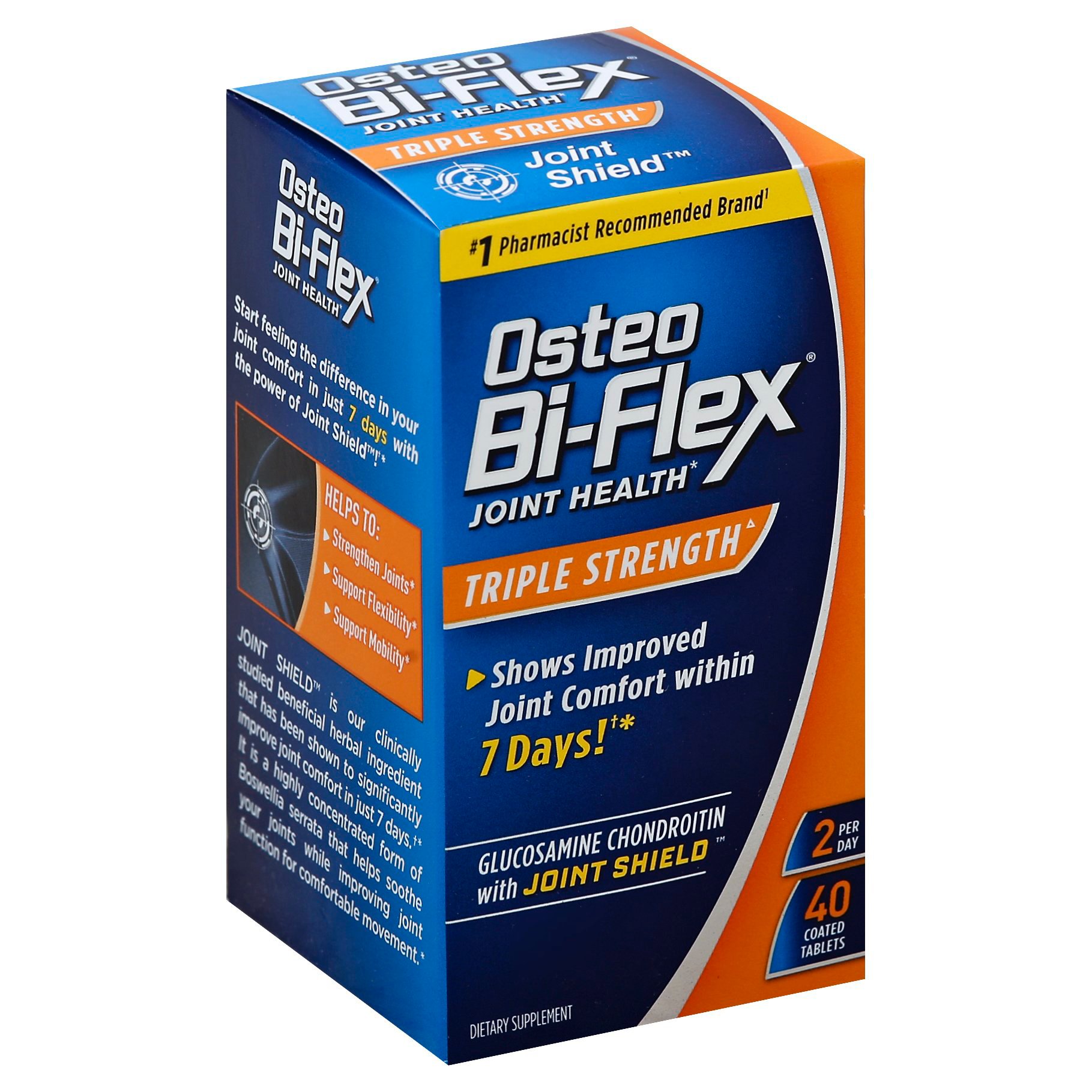Osteo Bi-Flex Glucosamine Chondroitin Joint Health Supplement Coated Tablets - Triple Strength