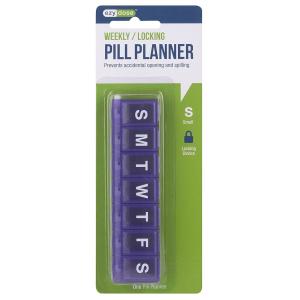 Ezy Dose Pill Reminder, Locking, 7-Day, Small