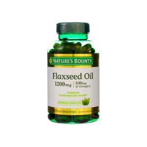 Nature's Bounty Flaxseed Oil, 1200 Mg, Rapid Release Softgels