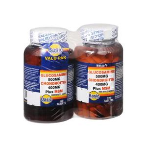Basic S Glucosamine 500mg Chondroitin 400mg MSM(2x120) - 240 Caps