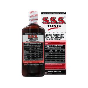 SSS Tonic Liquid Iron & Vitamin B Supplement 20 Oz