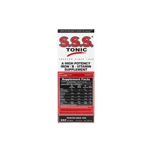 SSS Tonic High Potency Iron/B-Vitamin Supplement 10 Oz