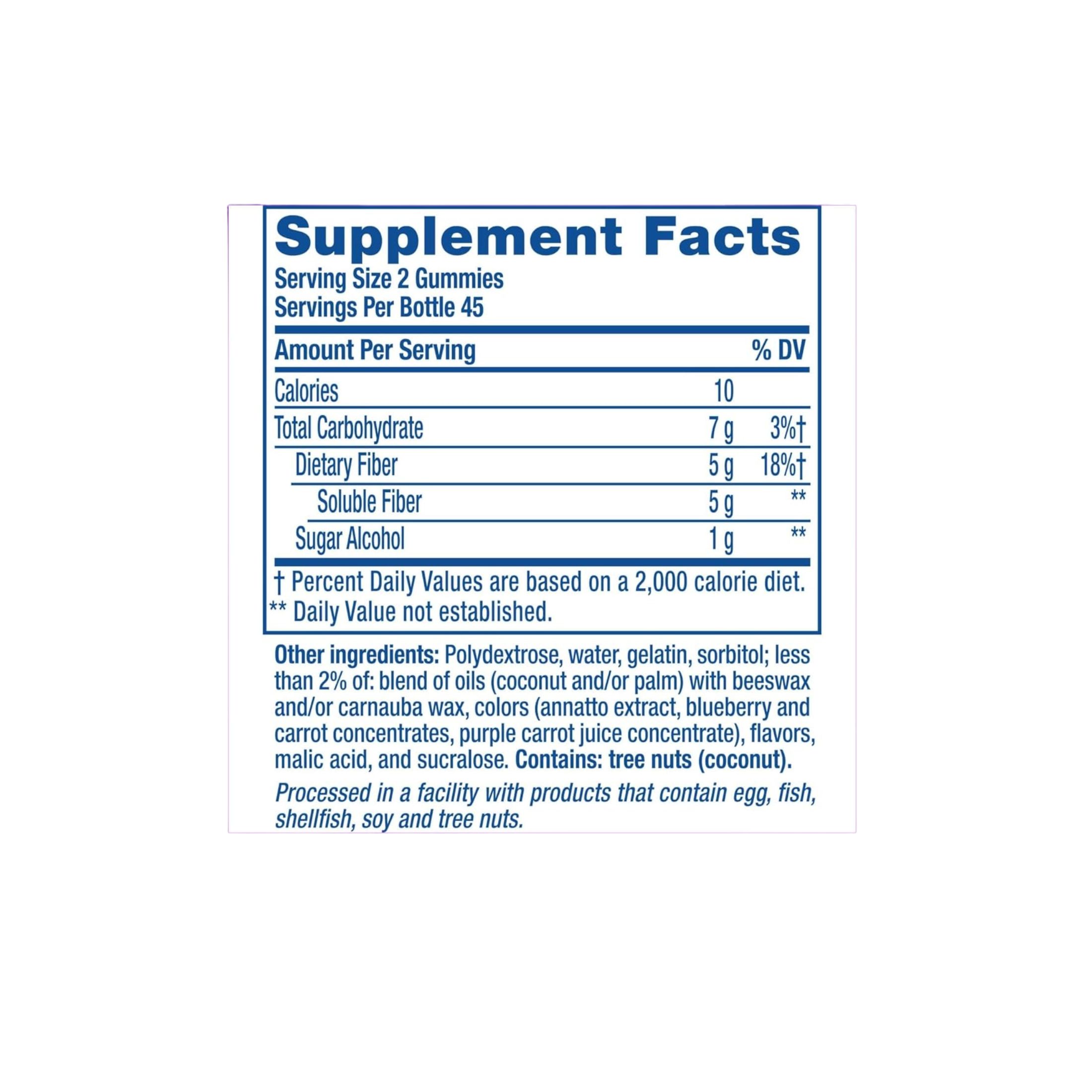 Church & Dwight Vitafusion Fiber Well Sugar Free Gummies