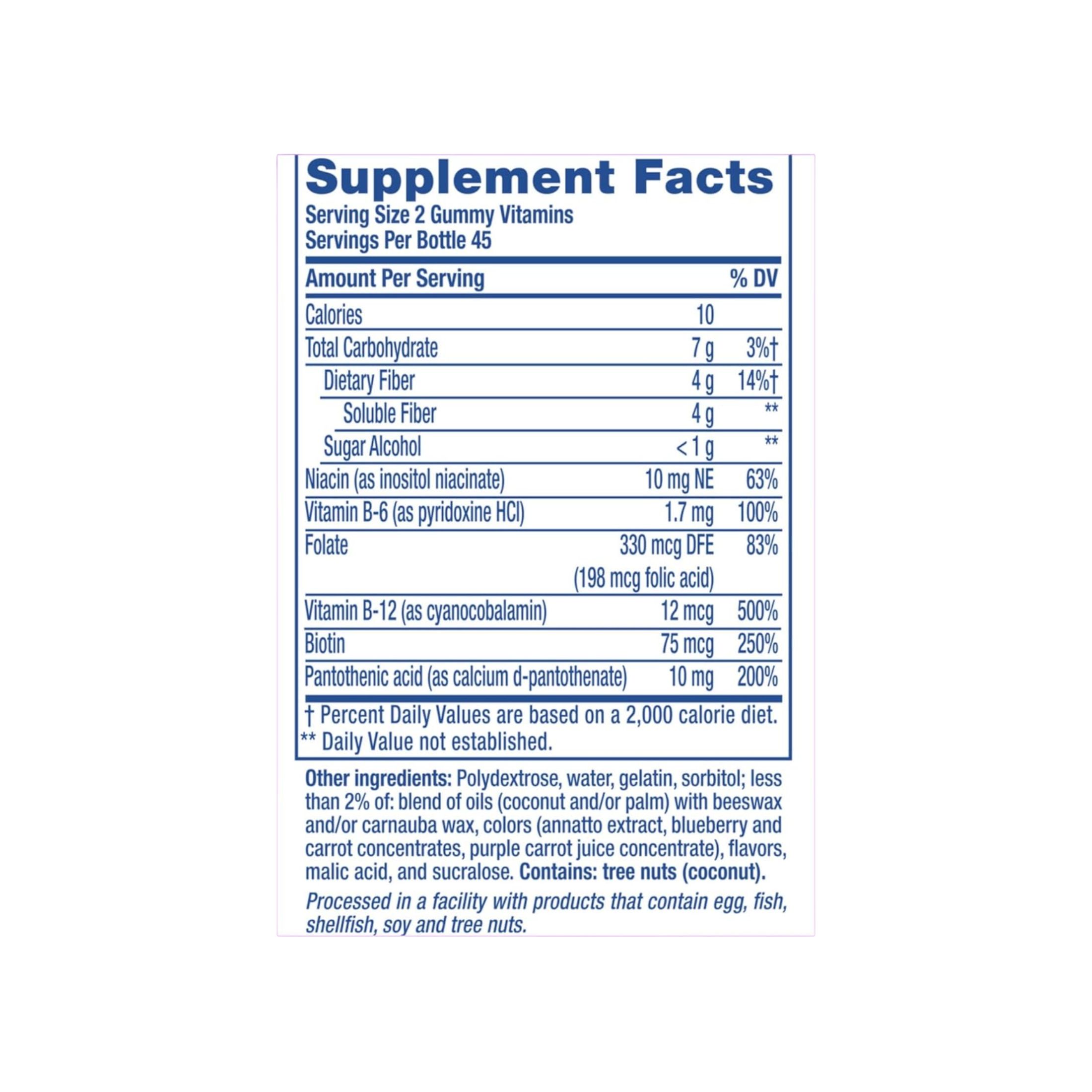 Vitafusion Fiber Well Fit Gummies Supplement Peach, Strawberry & Berry