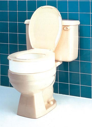 Carex Raised Toilet Seat Elevator - Standard