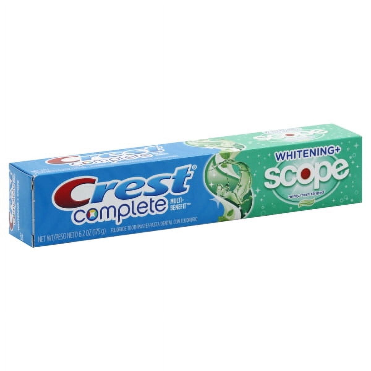 Crest Complete Toothpaste Whitening Plus Scope Minty Fresh Striped