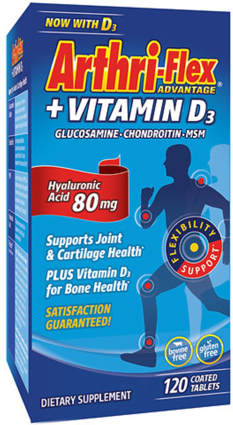 21st Century Arthri-Flex Advantage + Vitamin D3- 120-180 Tablets