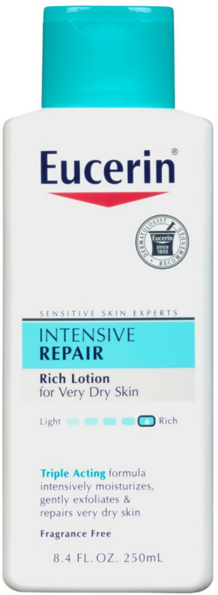 Eucerin Intensive Repair Rich Feel Lotion 8.4 Fl. Oz. Squeeze Bottle
