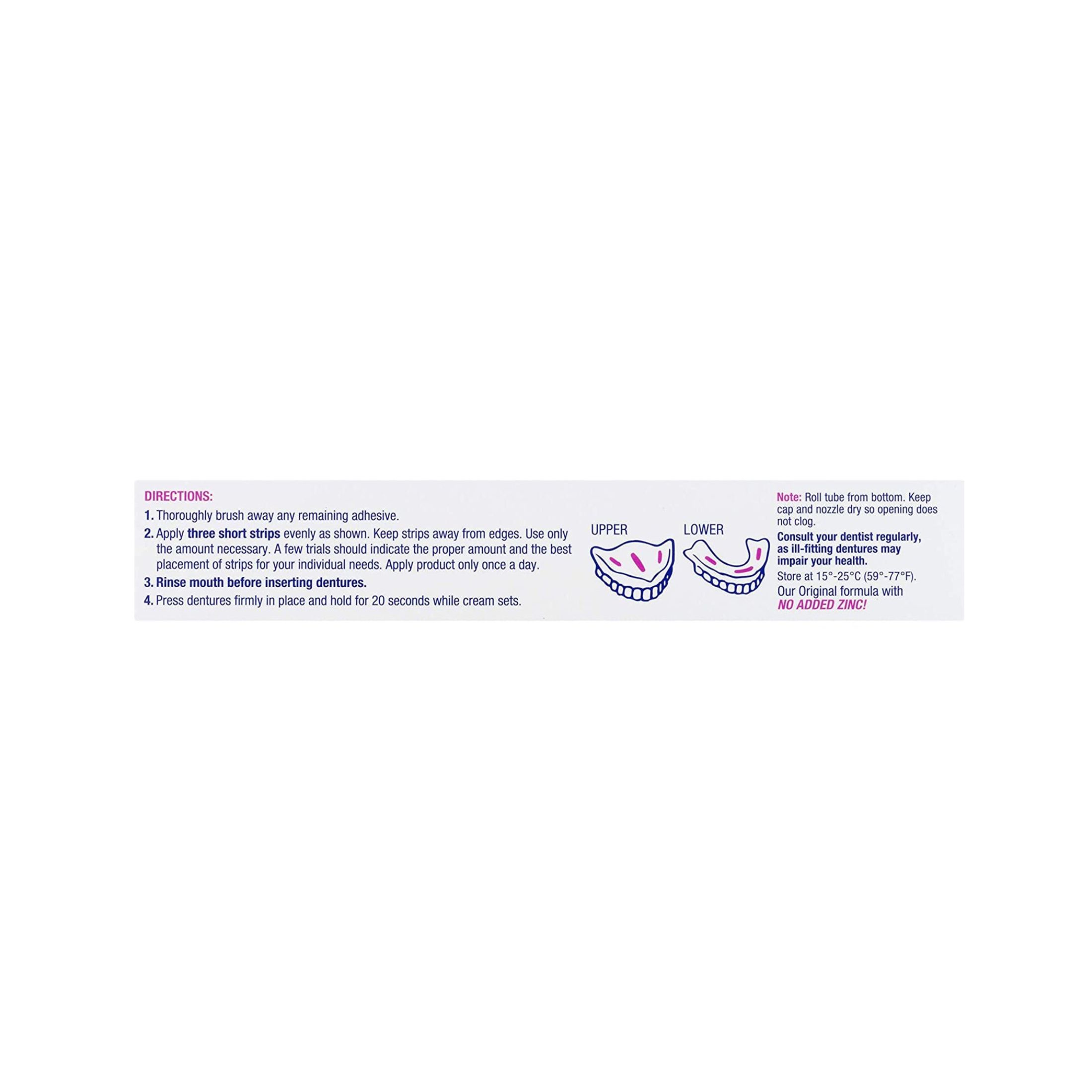 Effergrip Denture Adhesive Cream Extra Strong Holding Power