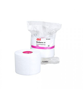 3M Medipore H Soft Cloth Medical Tape 2 X 10 Yd White