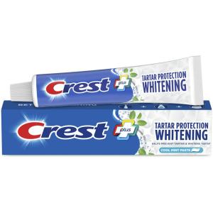 Crest Tartar Protection Whitening Fluoride Anticavity Cool Mint Paste Toothpaste 5.7 Oz