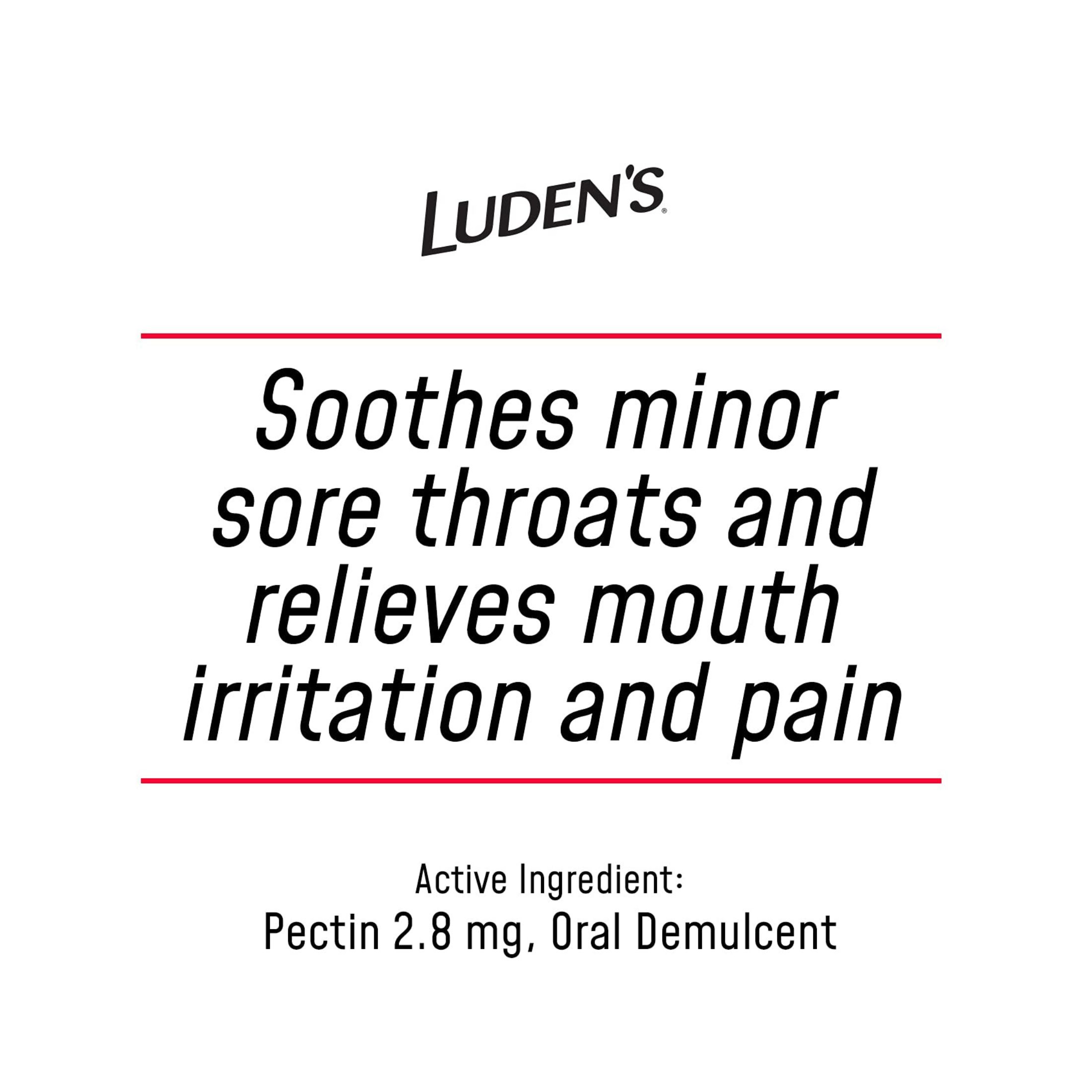 Luden's Throat Drops Sugar Free Wild Cherry