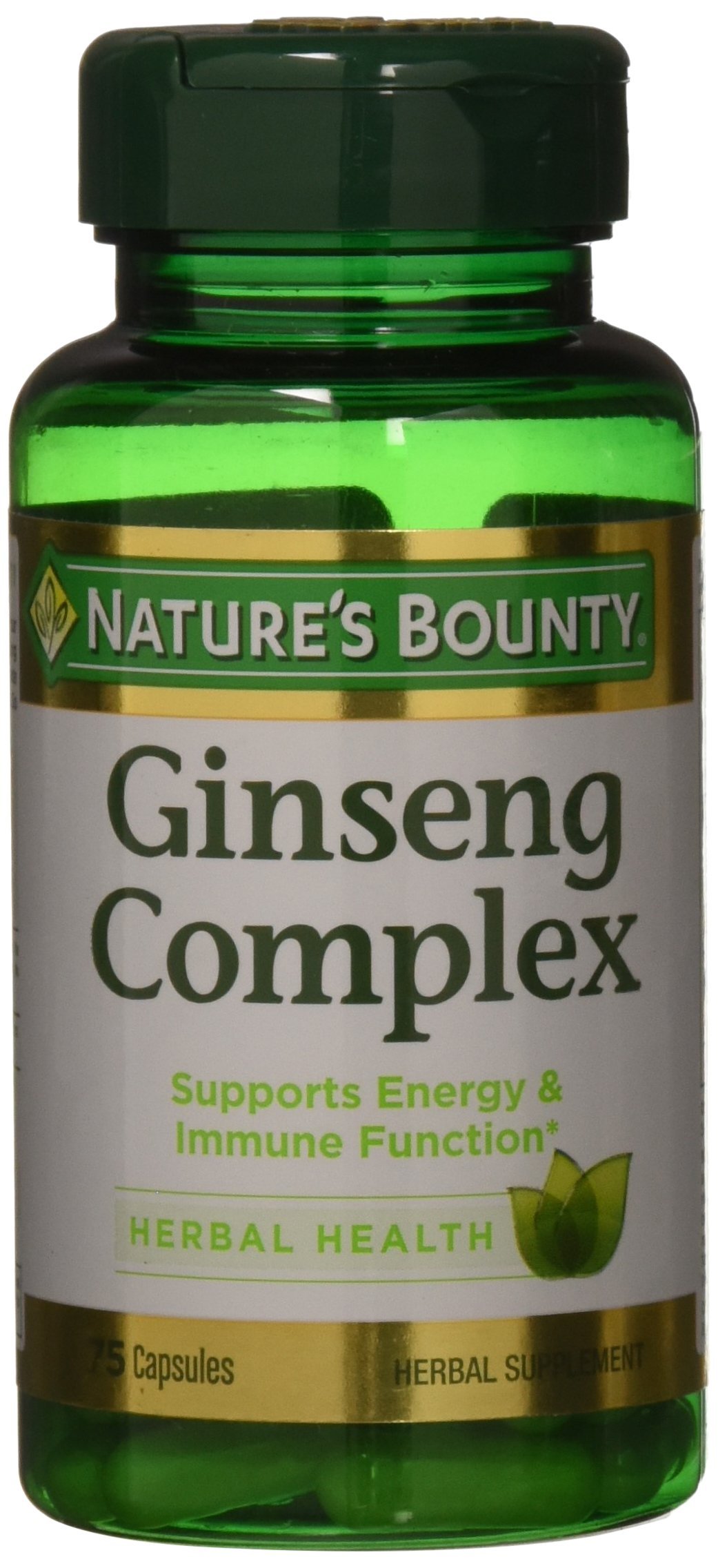 Nature's Bounty Ginseng Complex Plus Royal Jelly Capsules 75ct
