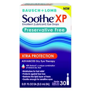 Soothe XP Preservative Free Lubricant Eye Drops - 0.3ml