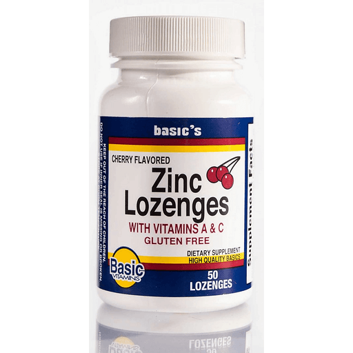 Basic Vitamins Zinc Lozenges With A And C