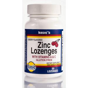 Basic Vitamins Zinc Lozenges With A And C