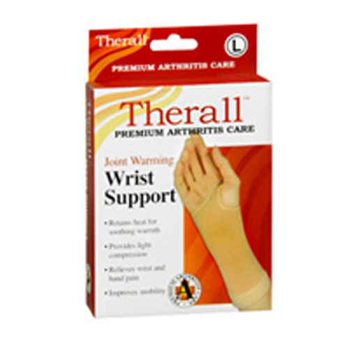 Therall 53-4026 Joint Warming Wrist Support Beige, Large