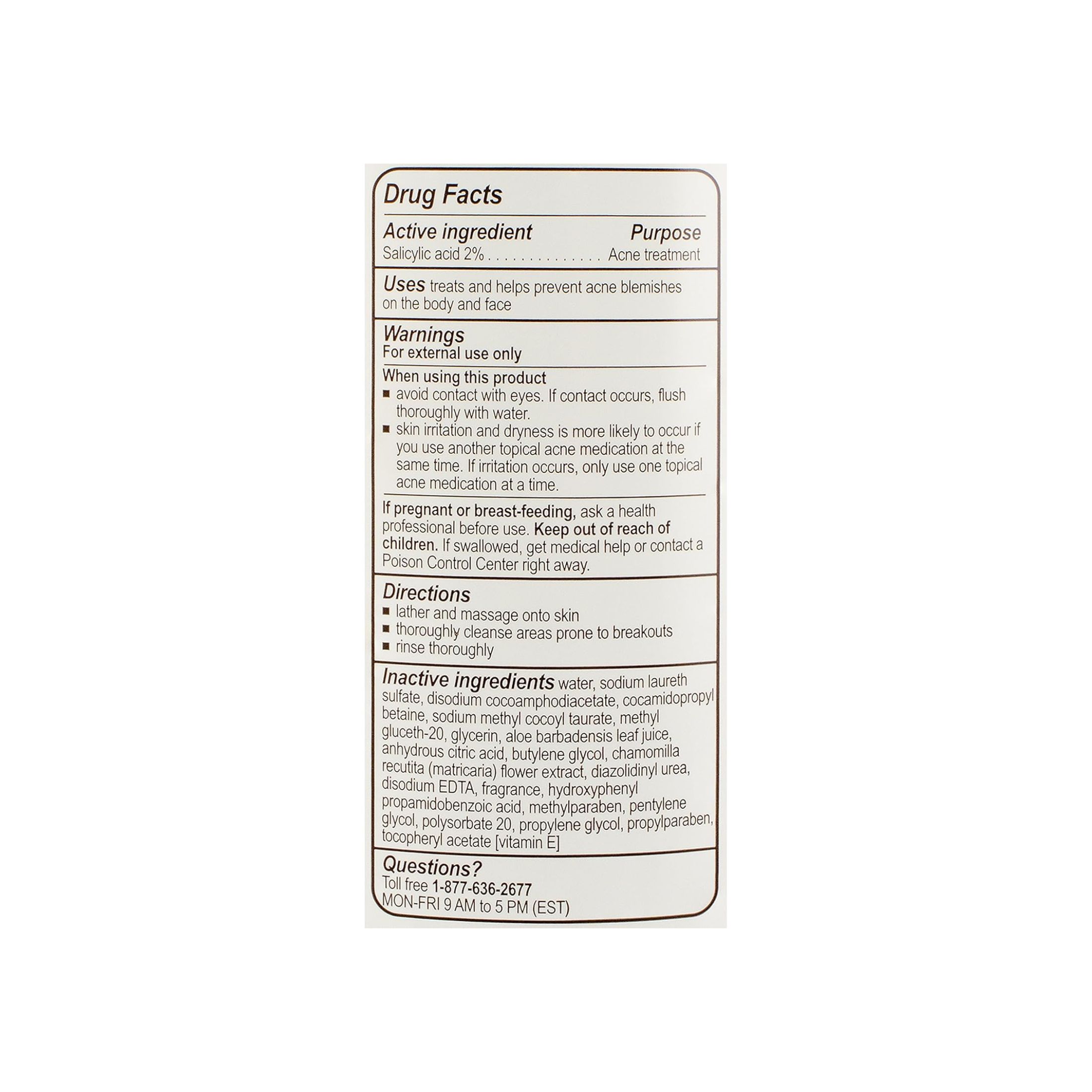 Phisoderm Anti-Blemish Body Wash, 10 Oz