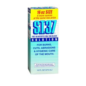 S.t. 37 Topical Antiseptic Oral Pain Reliever Solution, 16 Oz