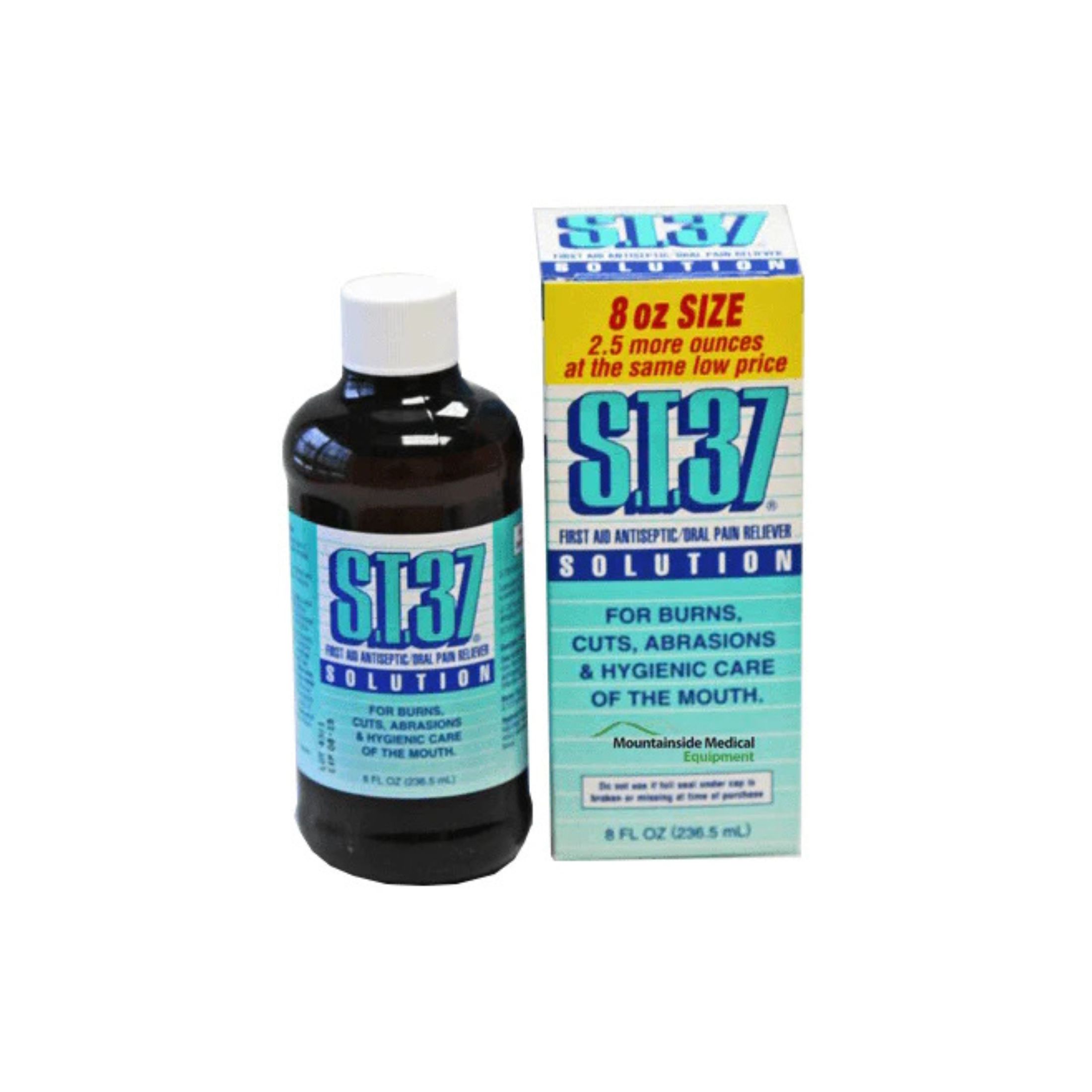 S.t. 37 First Aid Antiseptic & Oral Pain Reliever Solution, 8 Oz
