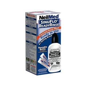 NeilMed Sinuflo Ready Rinse Premixed Nasal Wash Kit