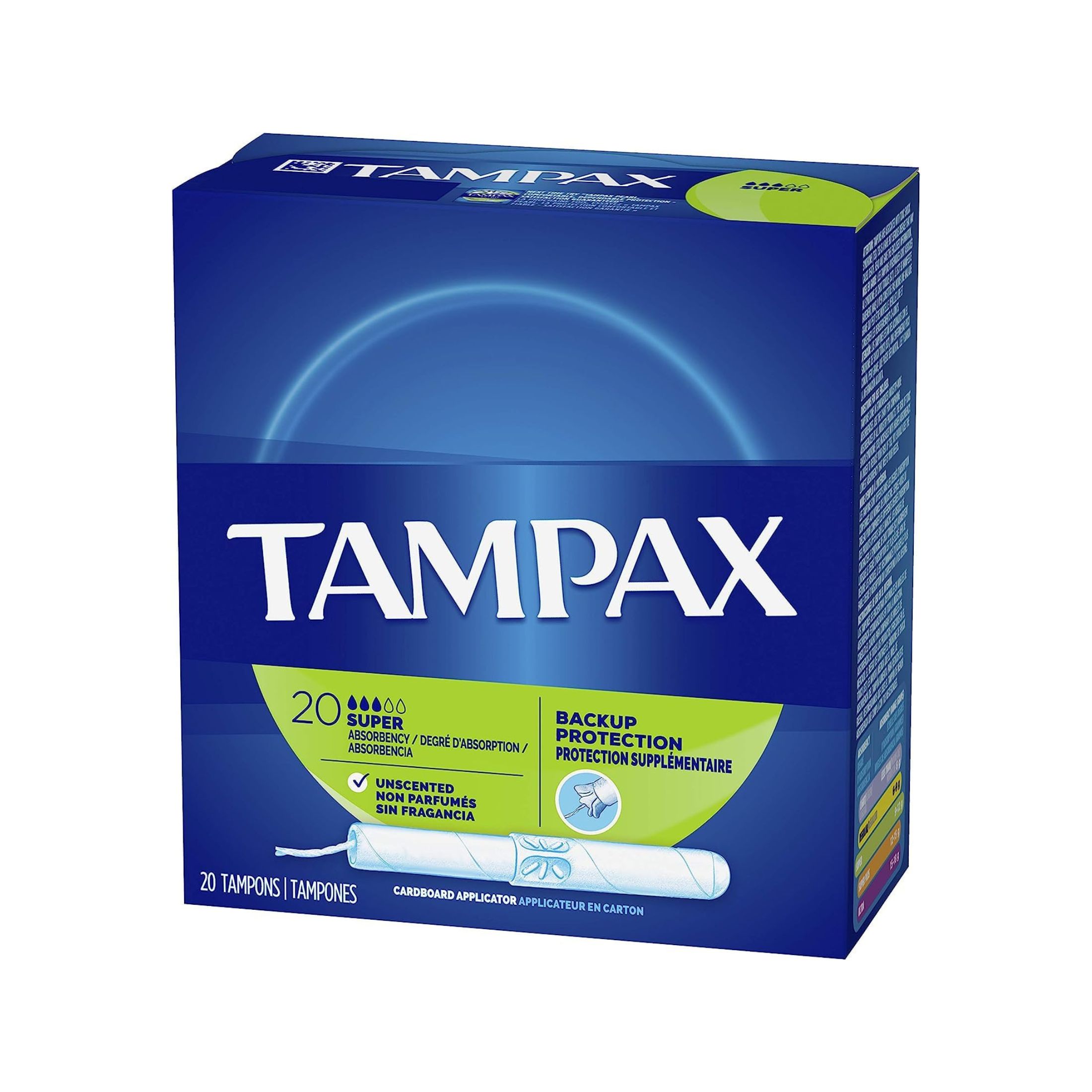 Tampax Cardboard Applicator, Multipax Tampons
