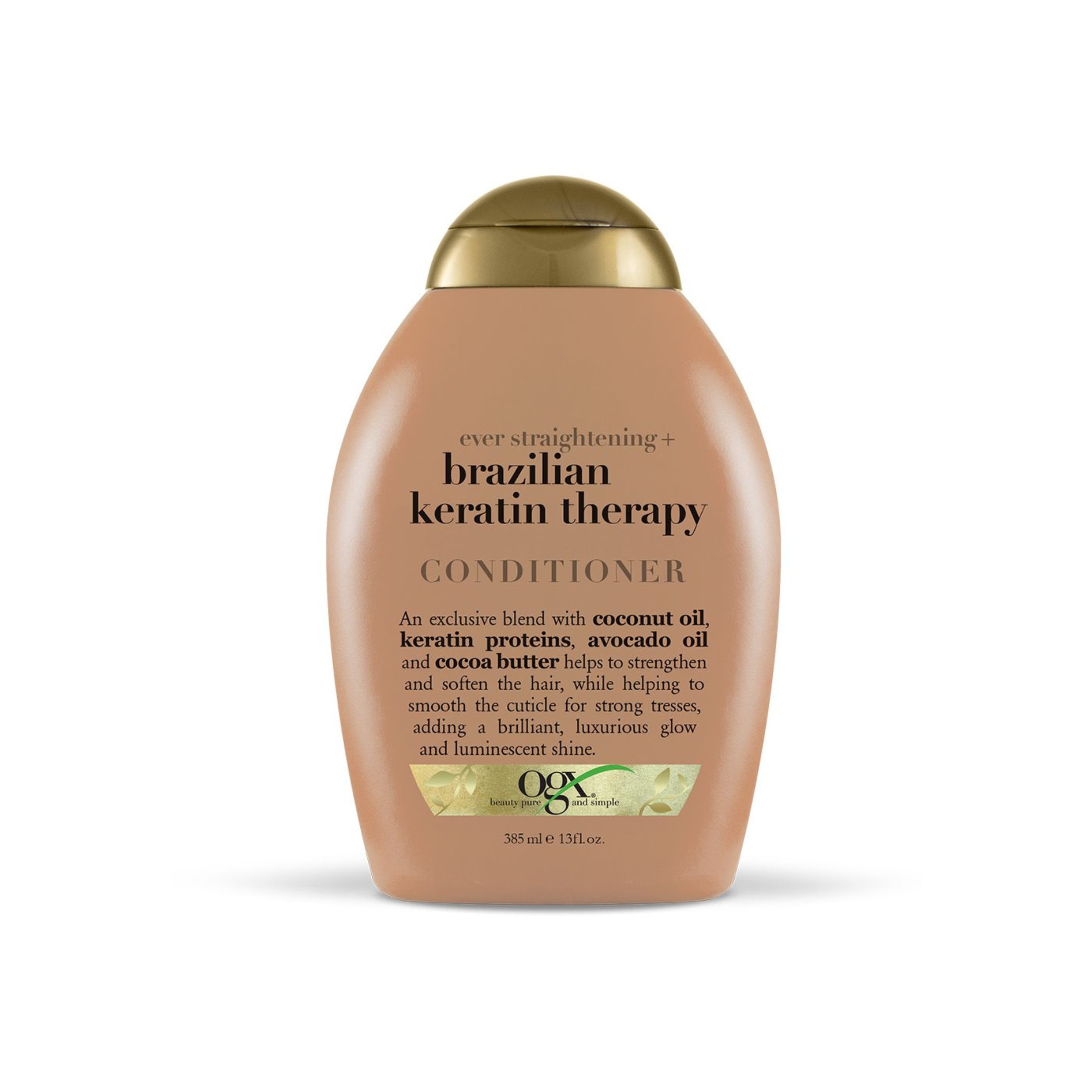 OGX Ever Straight Conditioner Brazilian Keratin Therapy 13 Oz