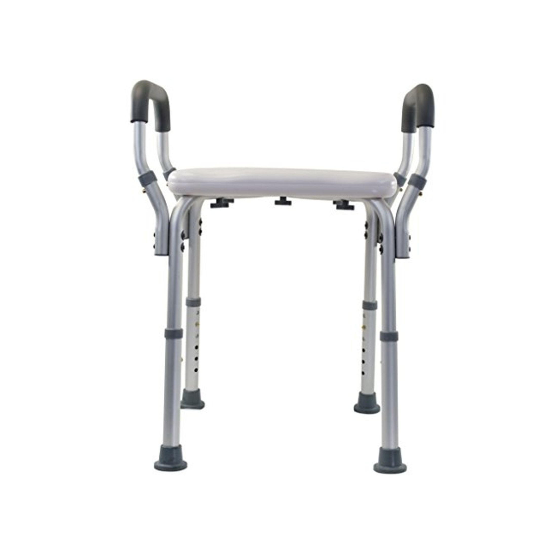 Essential Medical Supply Adjustable Removable Arm Shower Bench With Back