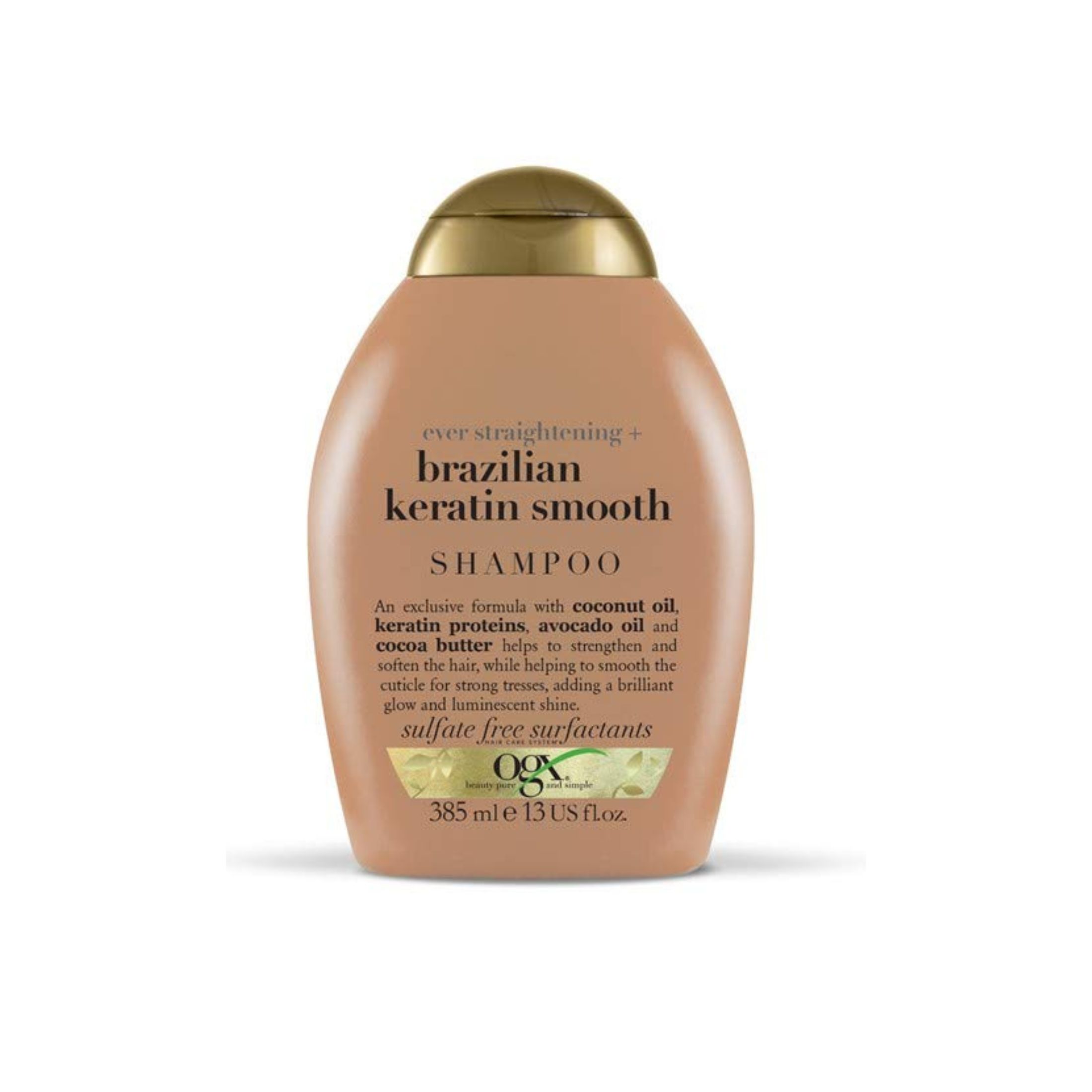 OGX Shampoo, Ever Strengthening + Brazilian Keratin Therapy 385 Ml