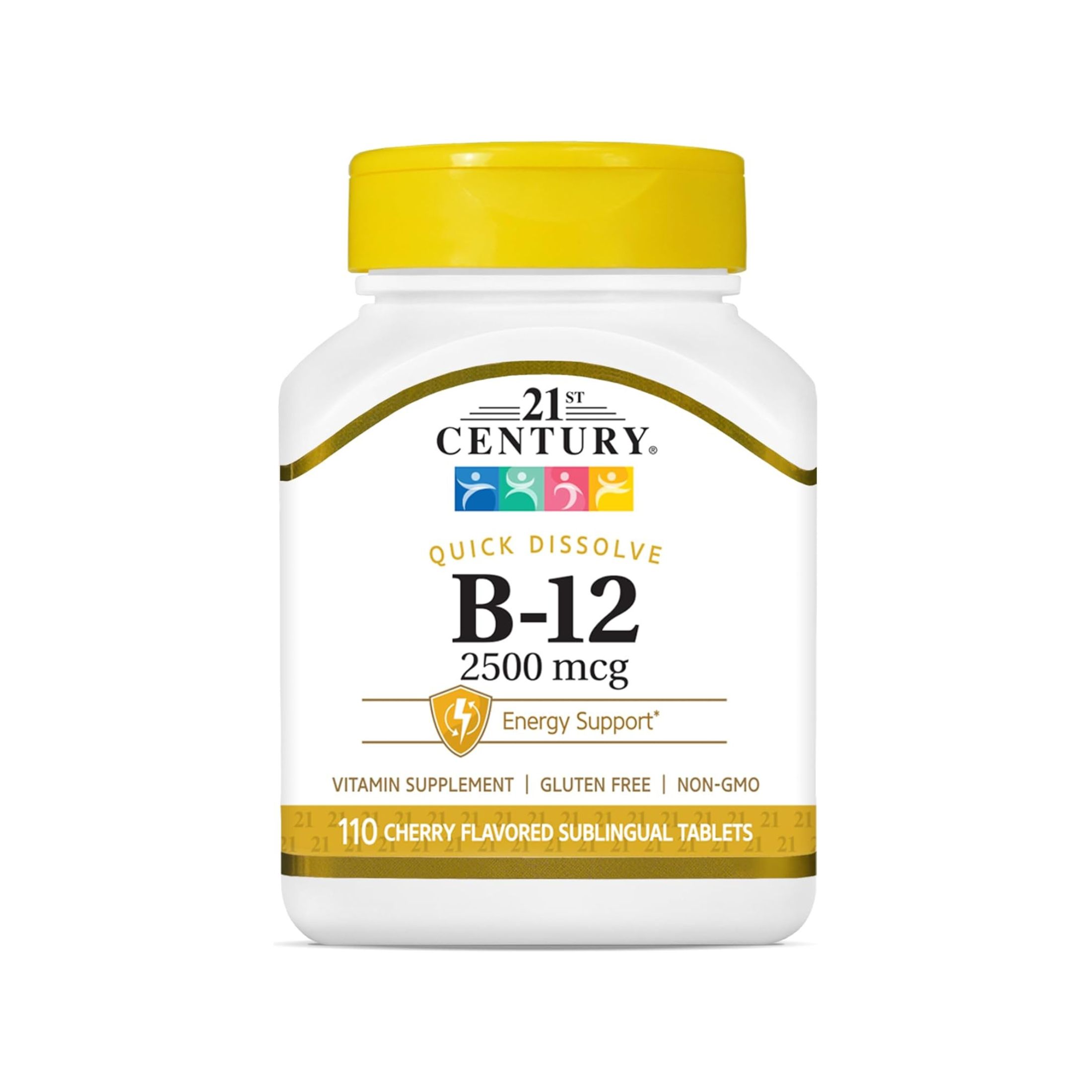 21st Century Vitamin B-12, Sublingual, 2500 Mcg, Tablets