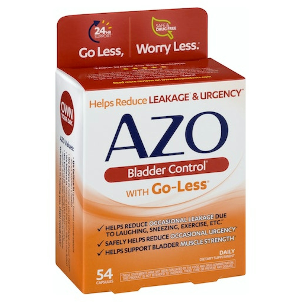 AZO Bladder Control With Go-Less Daily Supplement, Capsules, 54ct