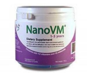Solace Nutrition NanoVM 1 – 3 Years Pediatric Oral Supplement, 275 Gram Jar