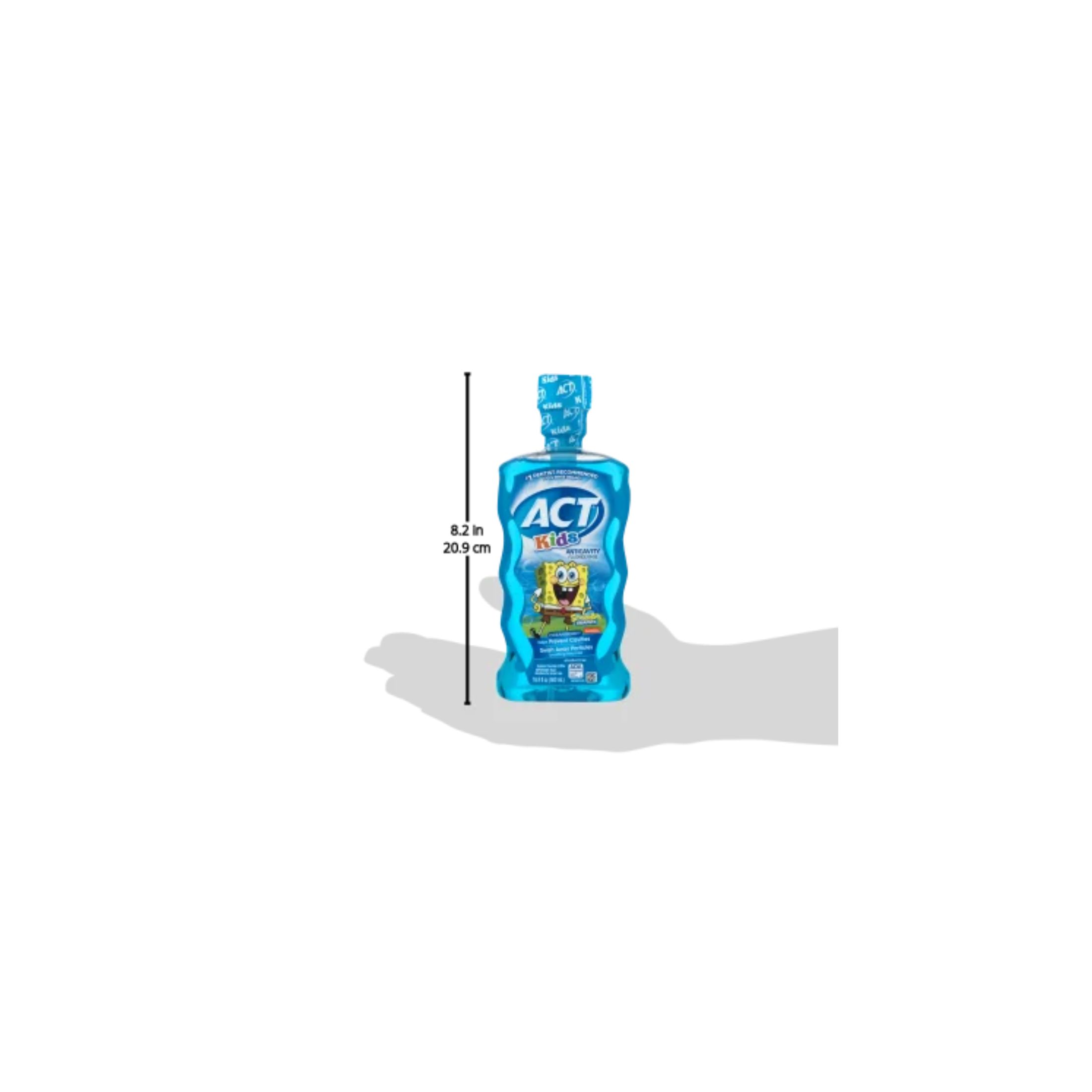 ACT Kids Fluoride Rinse, Anticavity, Ocean Berry, Nickelodeon SpongeBob SquarePants
