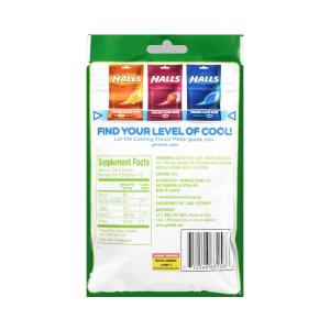 Halls Defense Vitamin C Supplement Drops - Watermelon