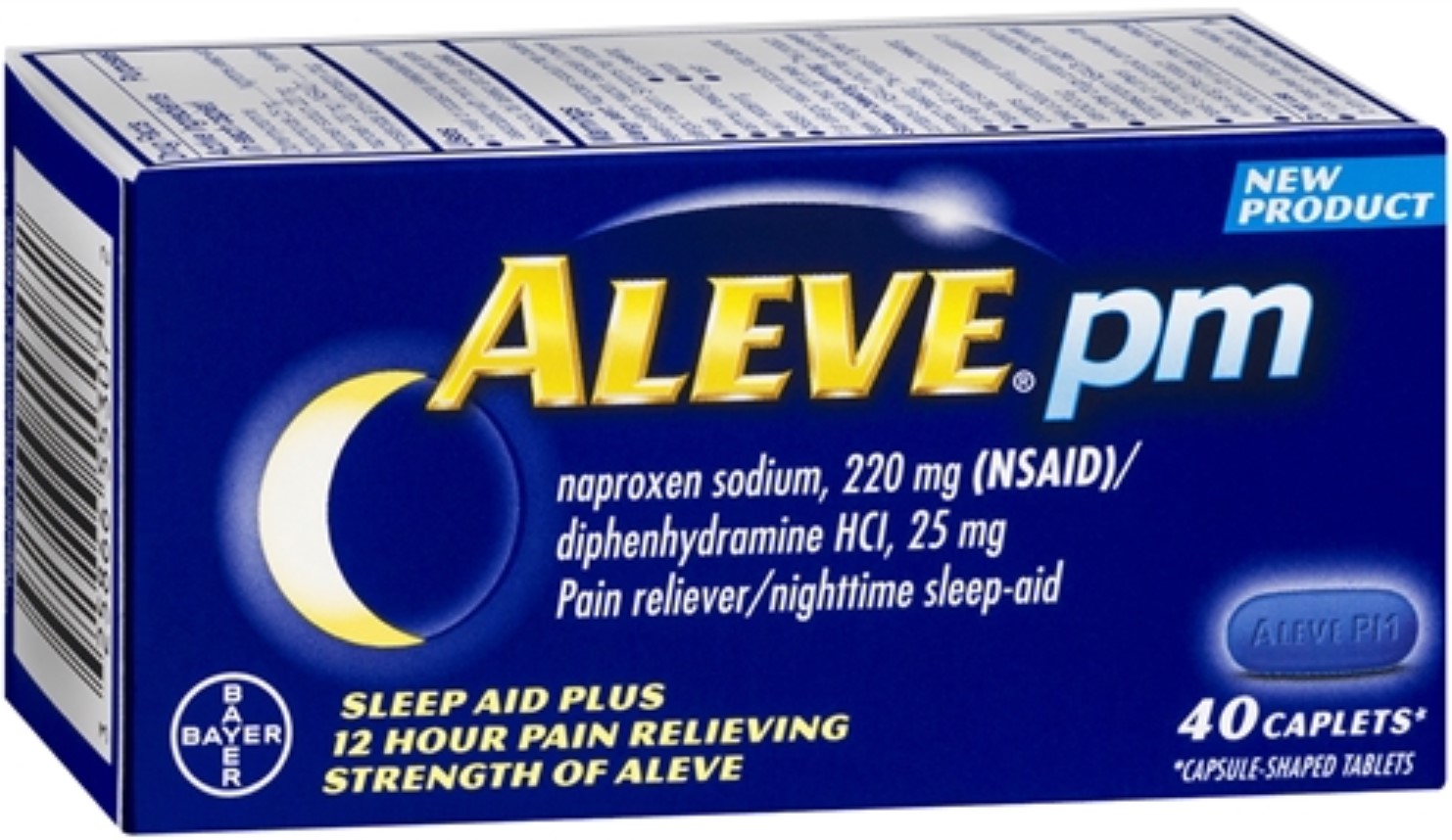 Aleve PM Pain Reliever/Nighttime Sleep Aid, Caplets