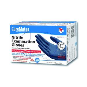 CareMates Vytrile Exam Latex Free Gloves, Small Gloves