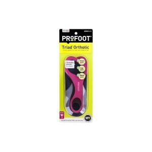 Profoot Triad Women's Orthotic Insoles Size 6-10 - Pair