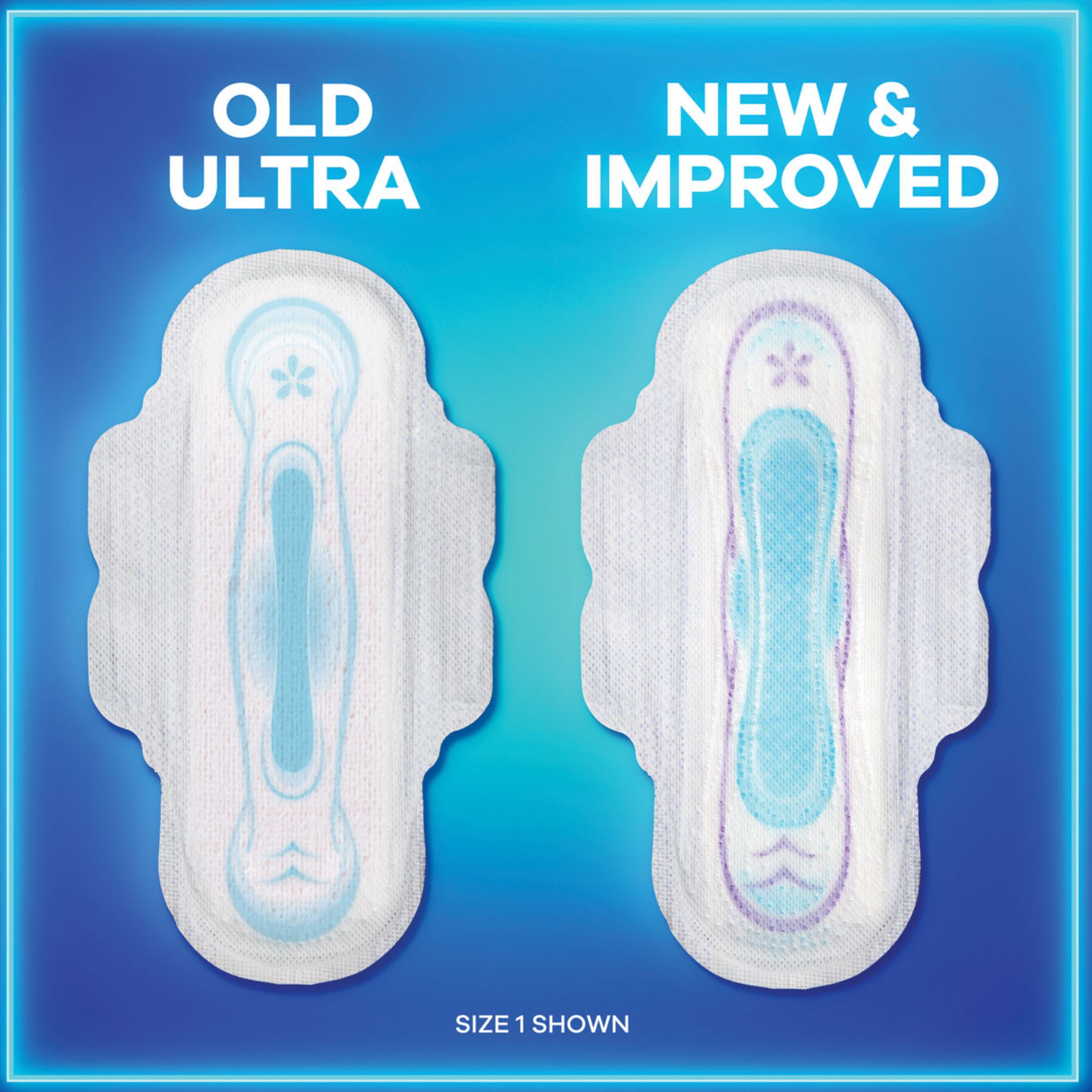 Always Ultra Thin Pads With Wings, Size 2, Long, Super Absorbent