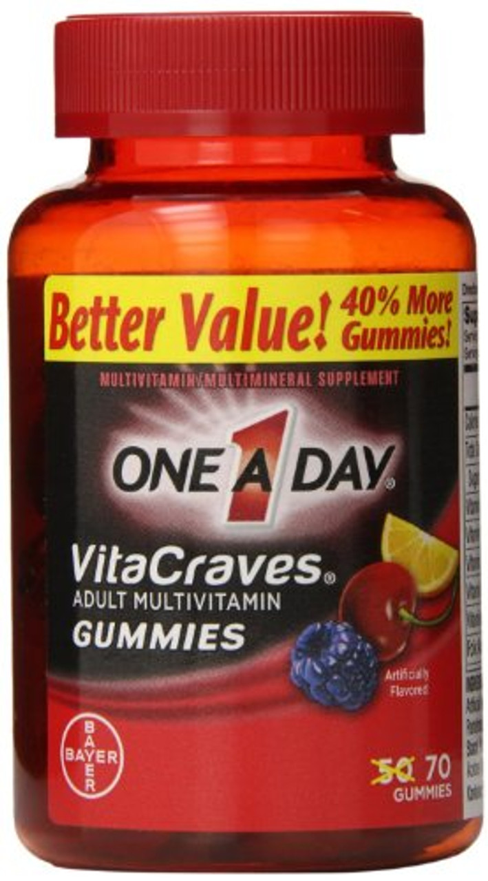 One A Day VitaCraves Adult Multivitamin Gummies Fruit