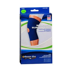 Sport Aid Neoprene Open Patella Knee Sleeve, XL