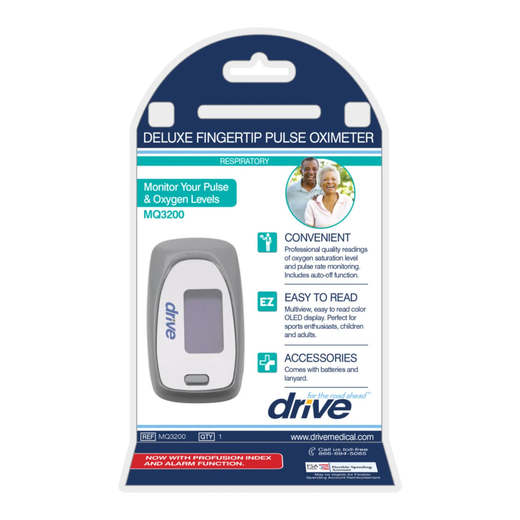 Drive Medical View SPO2 Deluxe Pulse Oximeter