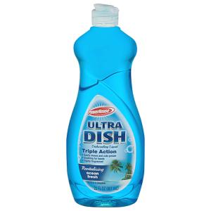 PowerHouse Ultra Dish Triple Action Revitalizing Ocean Fresh Dishwashing Liquid 22 Fl Oz