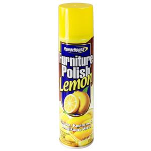 PowerHouse Furniture Polish, Lemon, 9-oz. Aerosol