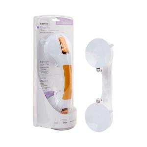 McKesson White / Yellow Plastic Suction-Cup Grab Bar 1103365